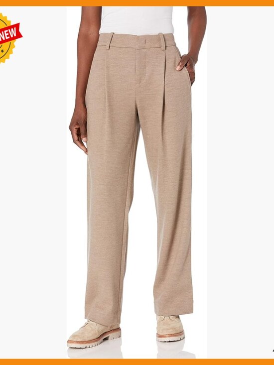 Pants - Wool Knit Pleat Front Wide Leg Pants Size S Menswear Inspired